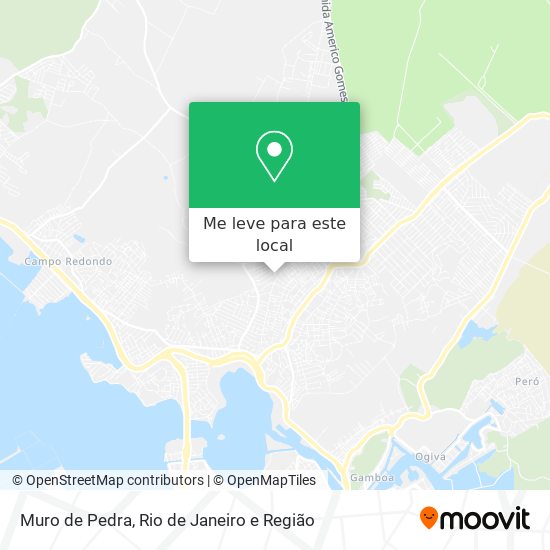 Muro de Pedra mapa