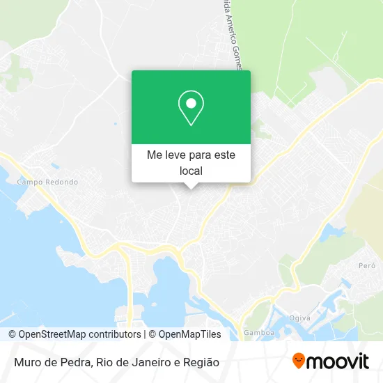 Muro de Pedra mapa