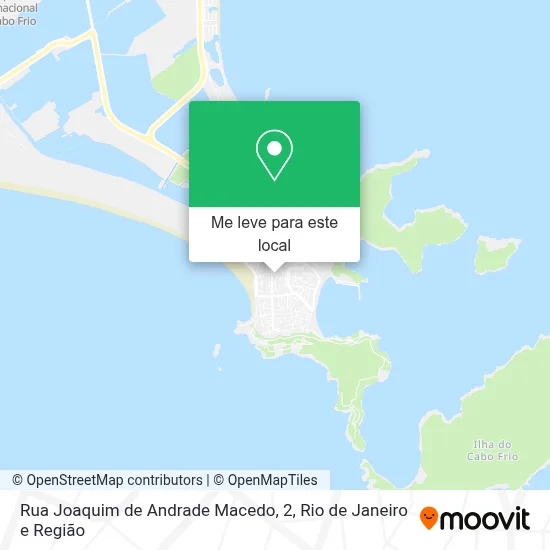 Rua Joaquim de Andrade Macedo, 2 mapa