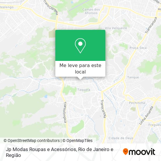 Jp Modas Roupas e Acessórios mapa