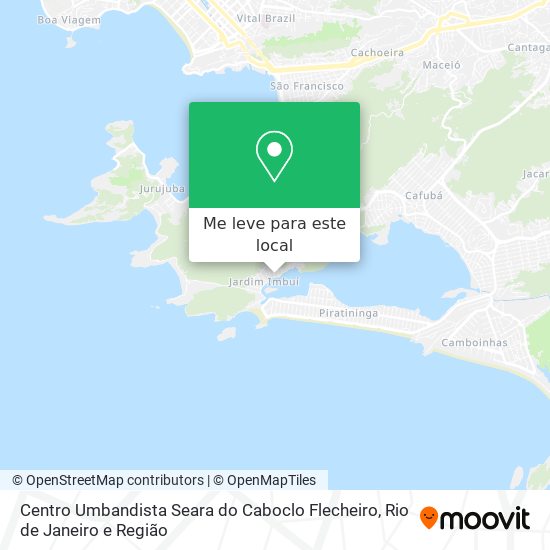 Centro Umbandista Seara do Caboclo Flecheiro mapa