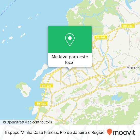 Espaço Minha Casa Fitness mapa