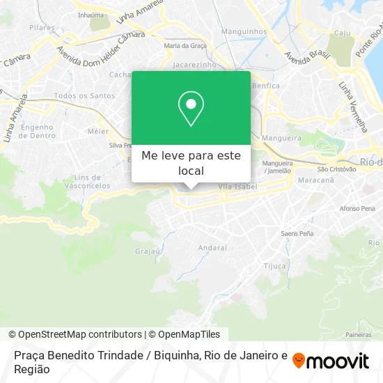 Praça Benedito Trindade / Biquinha mapa