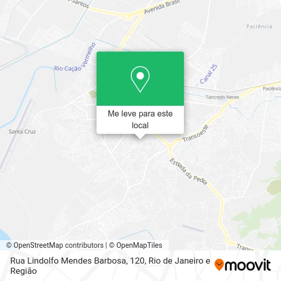 Rua Lindolfo Mendes Barbosa, 120 mapa