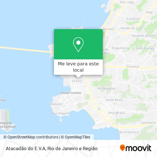 Atacadão do E.V.A mapa