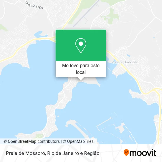 Praia de Mossoró mapa