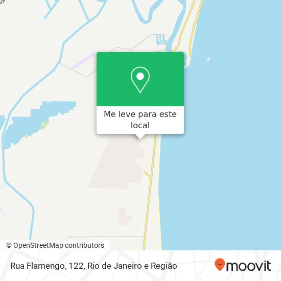 Rua Flamengo, 122 mapa
