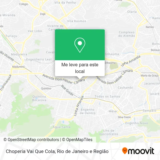Choperia Vai Que Cola mapa