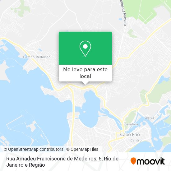 Rua Amadeu Franciscone de Medeiros, 6 mapa