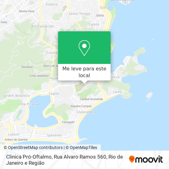 Clinica Pró-Oftalmo, Rua Alvaro Ramos 560 mapa