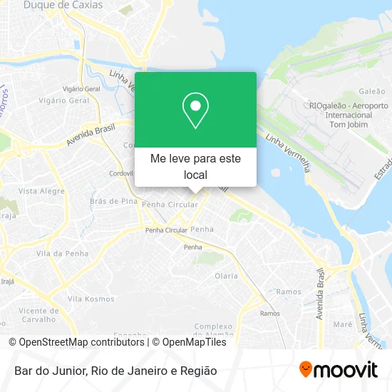 Bar do Junior mapa