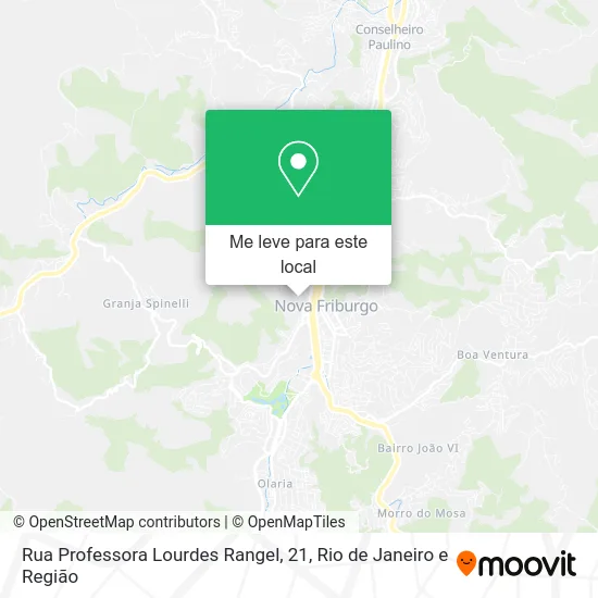 Rua Professora Lourdes Rangel, 21 mapa
