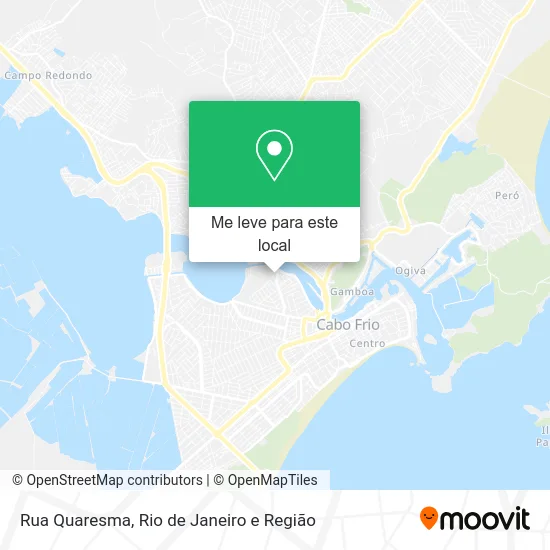 Rua Quaresma mapa