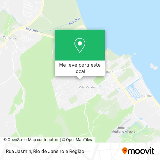 Rua Jasmin mapa