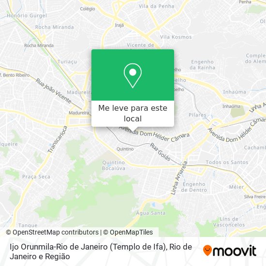 Ijo Orunmila-Rio de Janeiro (Templo de Ifa) mapa