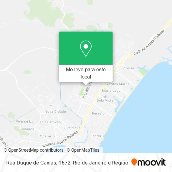 Rua Duque de Caxias, 1672 mapa