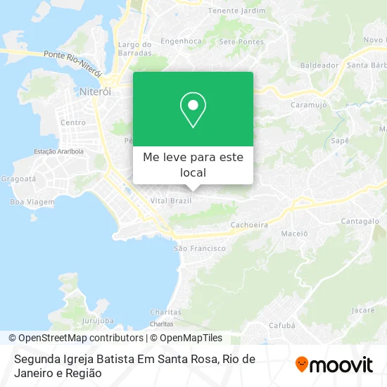 Segunda Igreja Batista Em Santa Rosa mapa