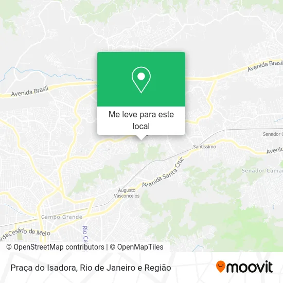 Praça do Isadora mapa