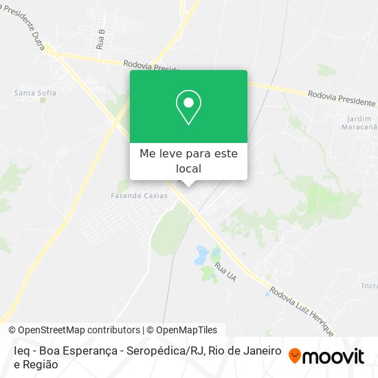 Ieq - Boa Esperança - Seropédica / RJ mapa