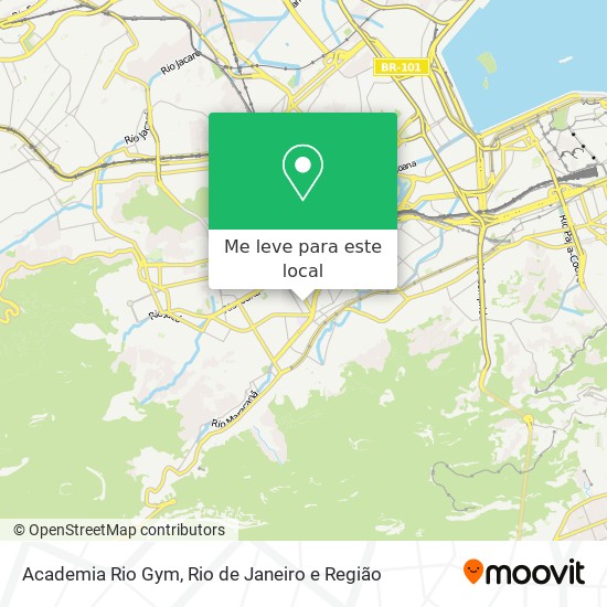 Academia Rio Gym mapa