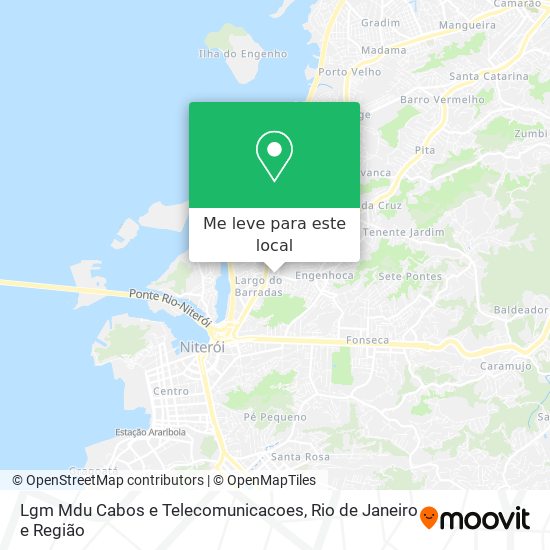 Lgm Mdu Cabos e Telecomunicacoes mapa