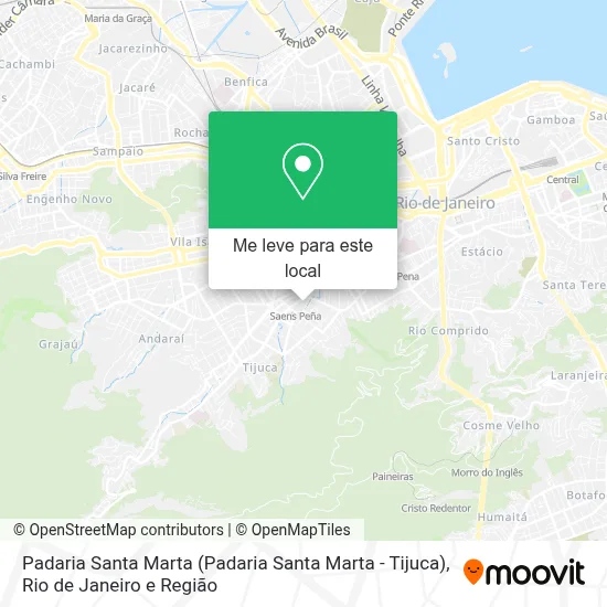 Padaria Santa Marta mapa