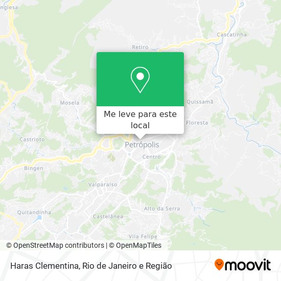 Haras Clementina mapa