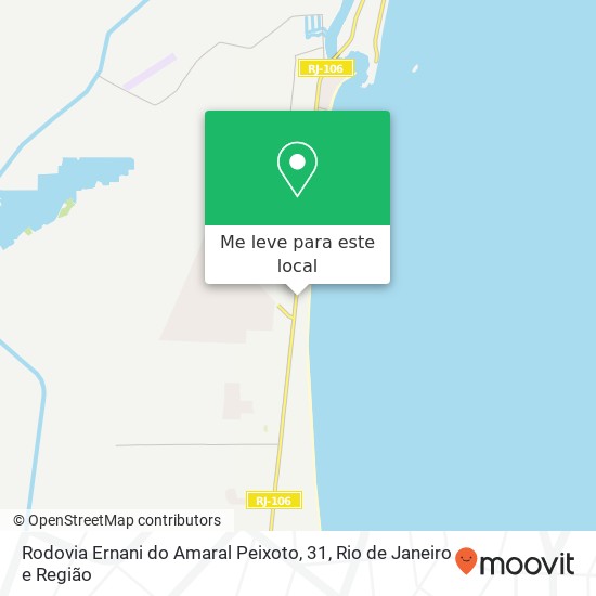 Rodovia Ernani do Amaral Peixoto, 31 mapa