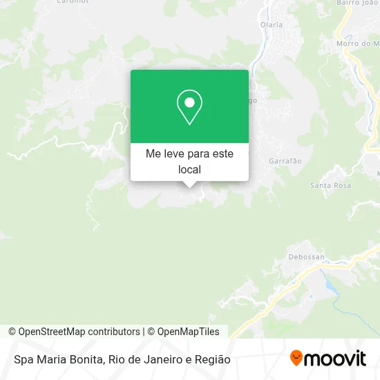 Spa Maria Bonita mapa