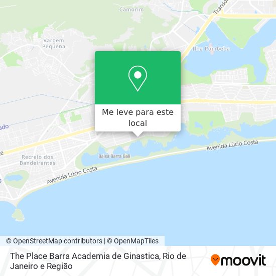 The Place Barra Academia de Ginastica mapa
