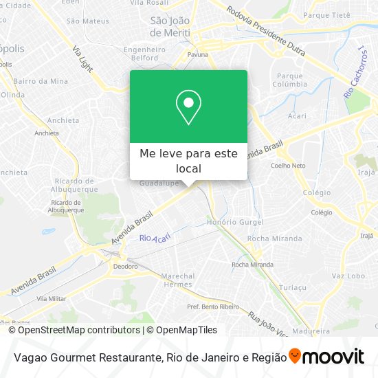 Vagao Gourmet Restaurante mapa