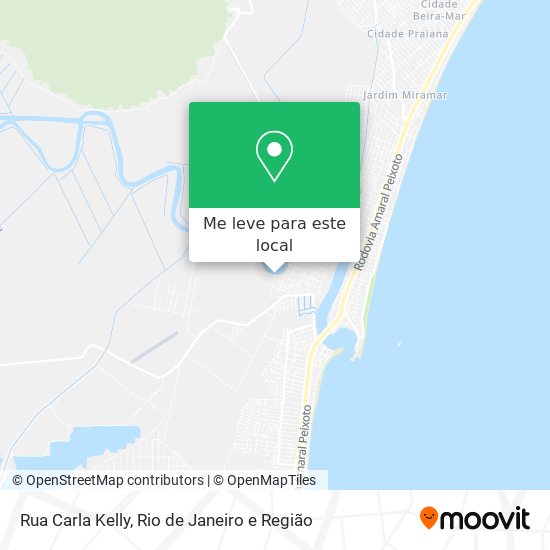 Rua Carla Kelly mapa