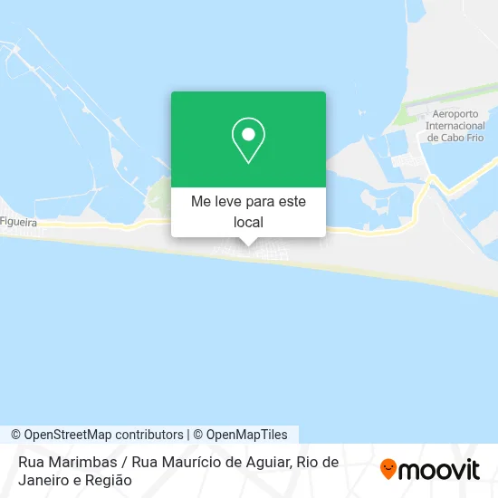Rua Marimbas / Rua Maurício de Aguiar mapa