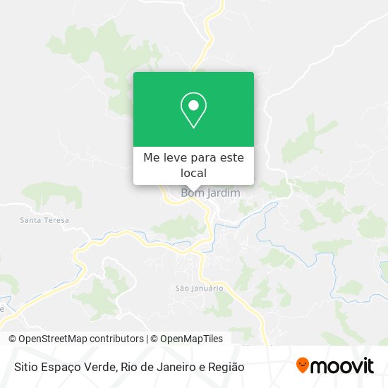 Sitio Espaço Verde mapa