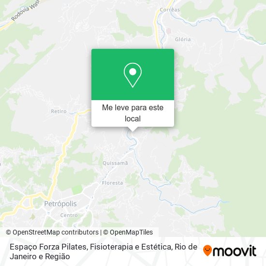 Espaço Forza Pilates, Fisioterapia e Estética mapa