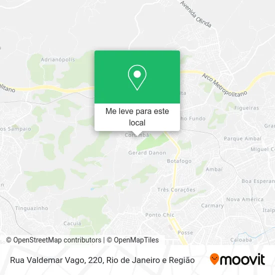 Rua Valdemar Vago, 220 mapa
