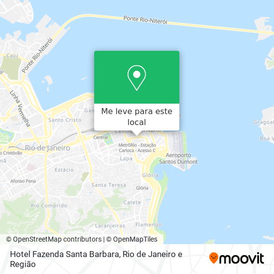 Hotel Fazenda Santa Barbara mapa
