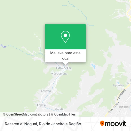 Reserva el Nagual mapa