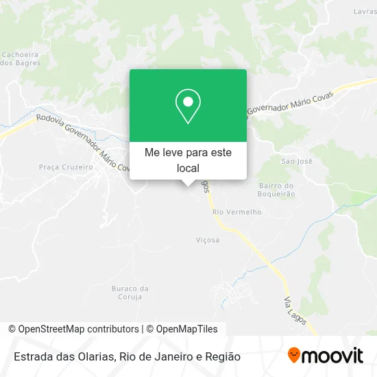 Estrada das Olarias mapa