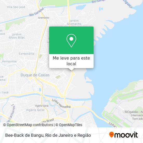 Bee-Back de Bangu mapa