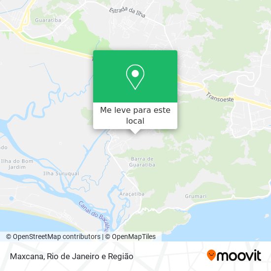 Maxcana mapa