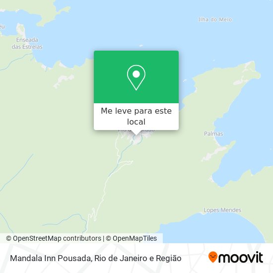 Mandala Inn Pousada mapa