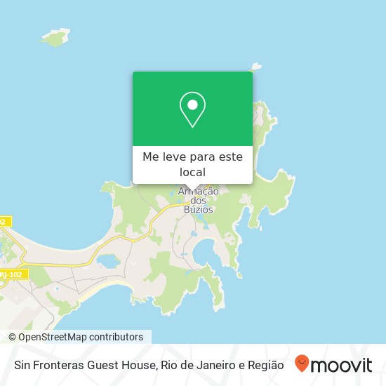 Sin Fronteras Guest House mapa