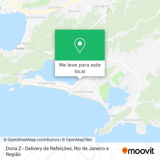 Dona Z - Delivery de Refeições mapa