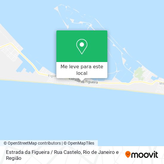 Estrada da Figueira / Rua Castelo mapa