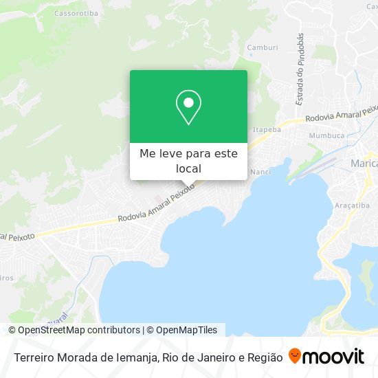 Terreiro Morada de Iemanja mapa