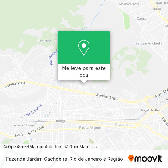 Fazenda Jardim Cachoeira mapa