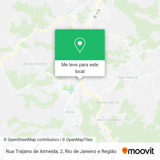 Rua Trajano de Almeida, 2 mapa