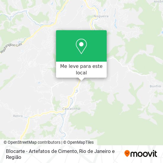Blocarte - Artefatos de Cimento mapa