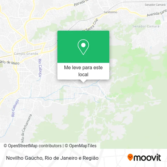 Novilho Gaúcho mapa